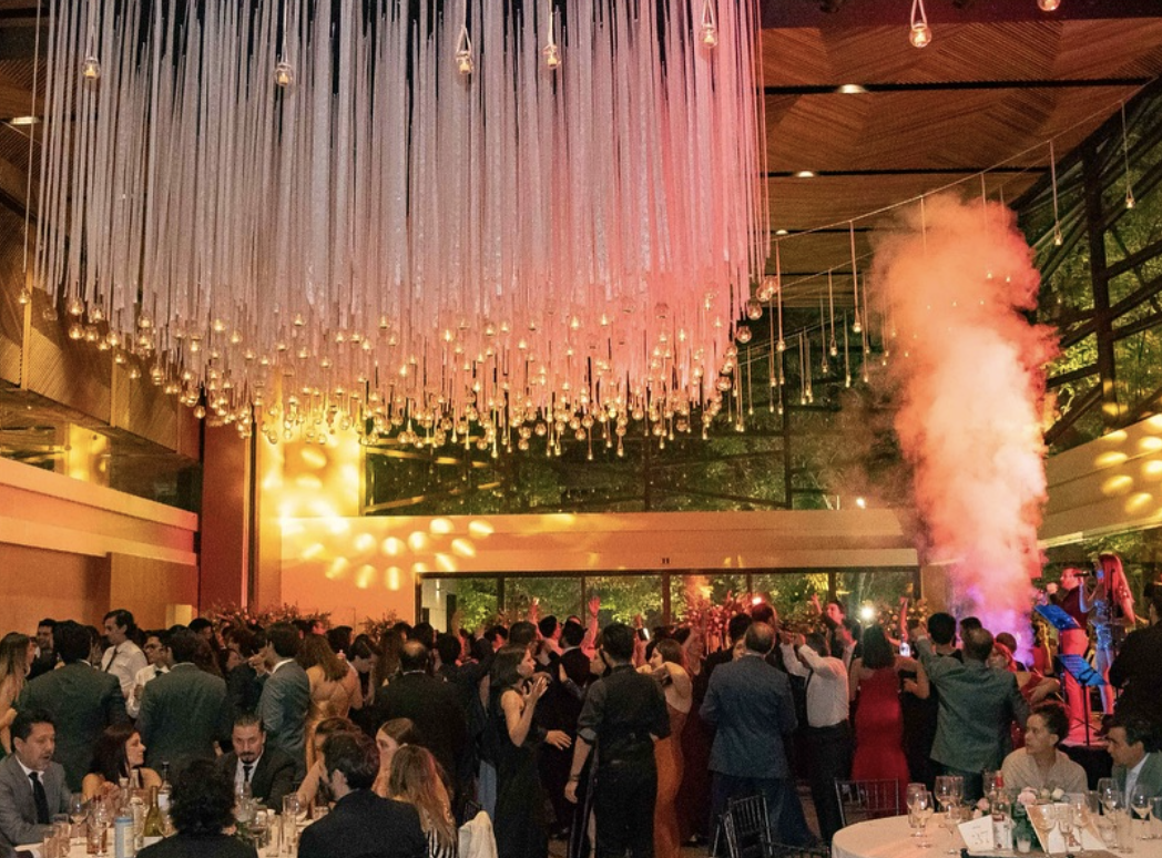 Montaje íntimo de mesa